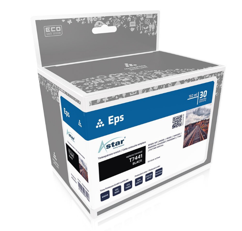 [170085990389] Astar AS15174 inktcartridge Zwart