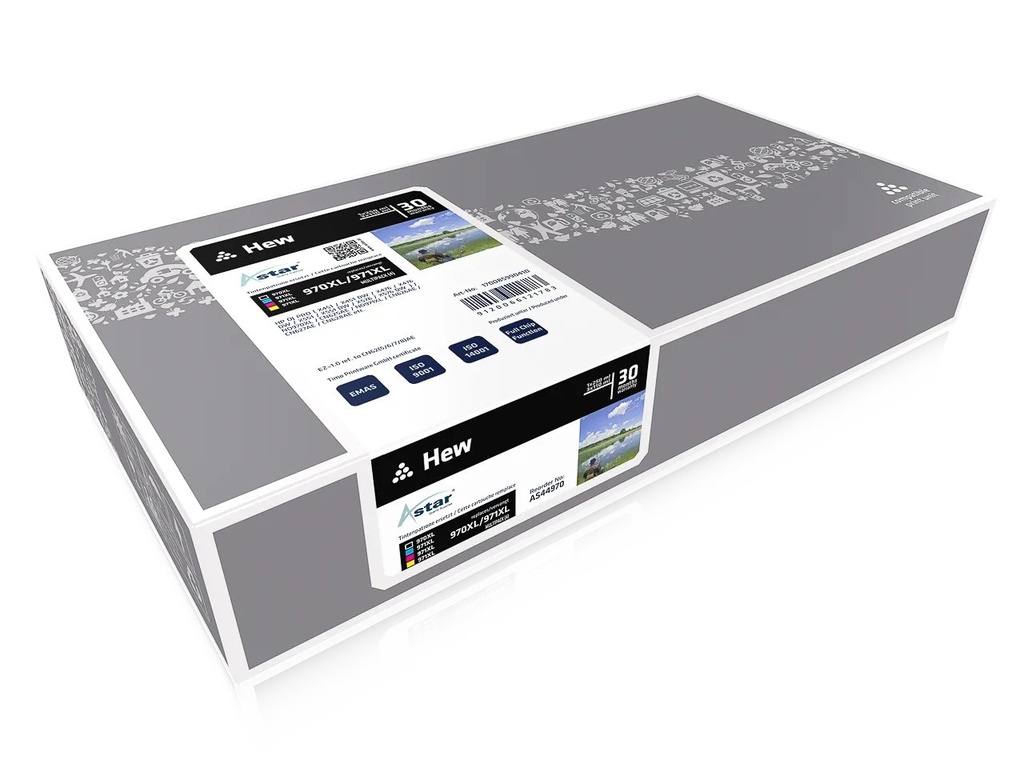 [170085990410] ASTAR AS44970 ASTAR HP 970XL/971XL OJ PRO ink