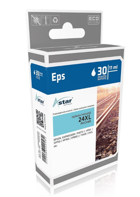 [170085990424] Astar AS15246 inktcartridge Cyaan