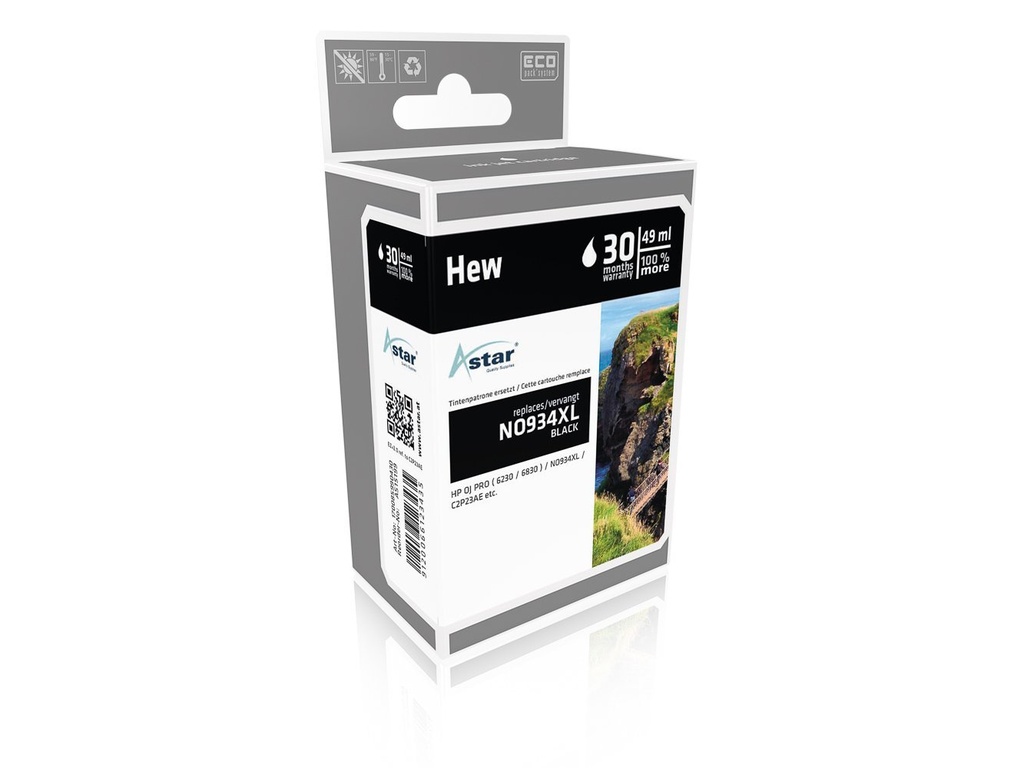 [170085990430] Astar AS15199 inktcartridge Hoog (XL) rendement Zwart