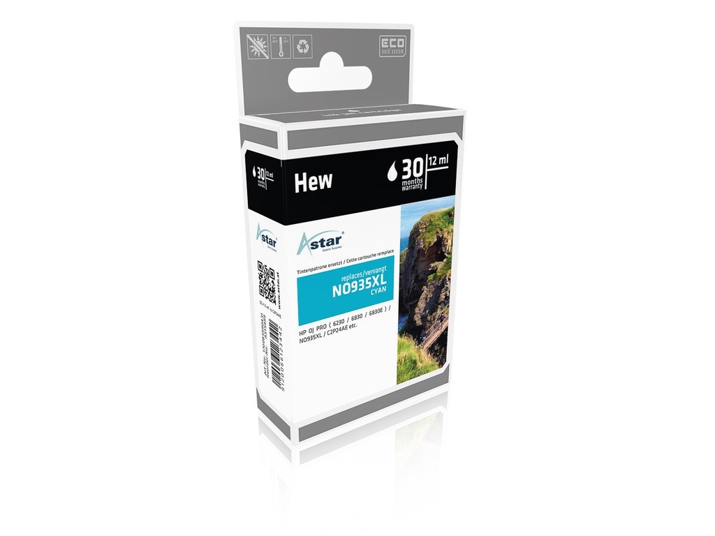 Astar AS15499 inktcartridge Cyaan