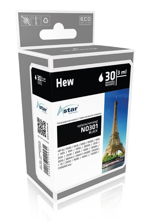 [170085990436] Astar AS15161 inktcartridge Zwart