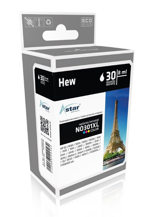 [170085990439] Astar AS15546 inktcartridge Cyaan, Magenta, Geel