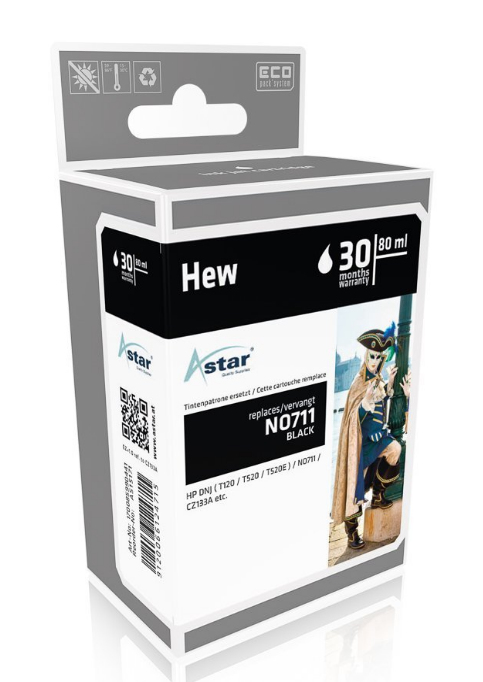 [170085990441] Astar AS15171 inktcartridge Zwart