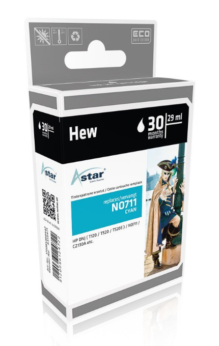 Astar AS15471 inktcartridge Cyaan