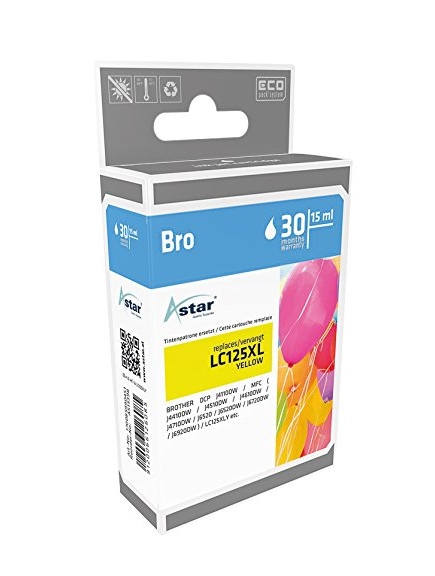 [170085990451] Astar AS15398 inktcartridge Geel