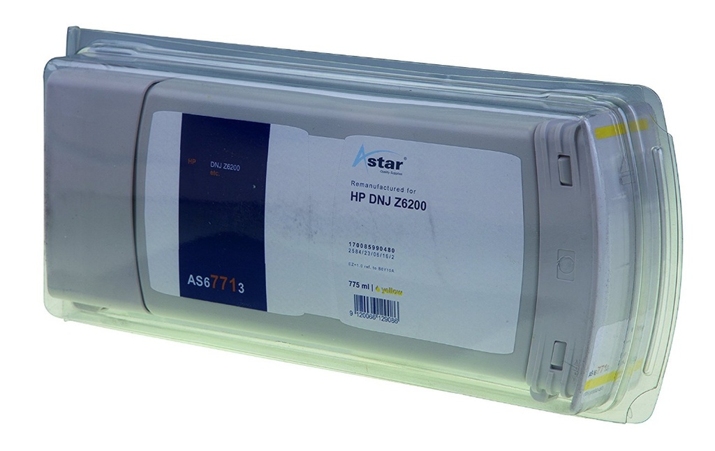 [170085990480] Astar AS67713 inktcartridge Geel