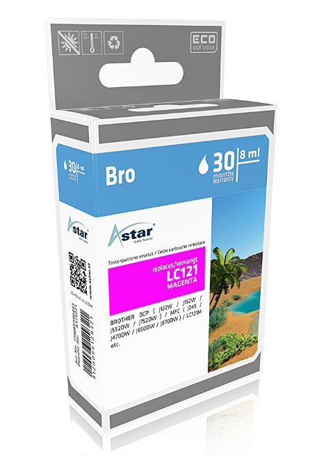 [170085990493] Astar AS15221 inktcartridge Magenta