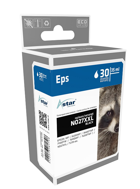[170085990497] Astar AS15108 inktcartridge Zwart