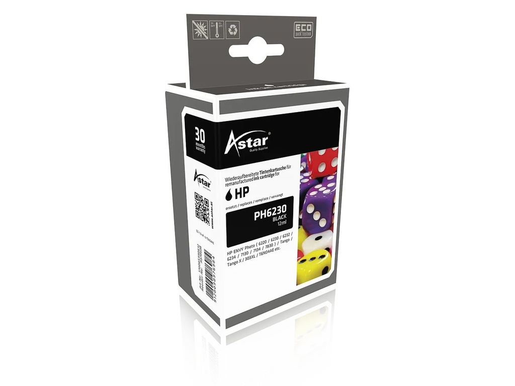 [170085990612] ASTAR AS70038 ASTAR HP 303XL PH ink black HC
