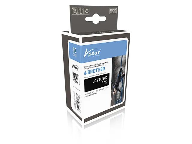 [170085990620] ASTAR AS70046 ASTAR BROTHER LC22UBK MFCJ ink