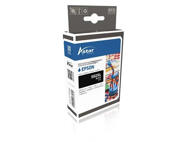 ASTAR AS70061 ASTAR EPSON T02W1 XP ink black