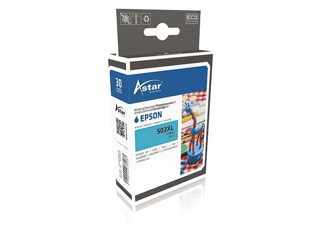 [170085990636] ASTAR AS70062 ASTAR EPSON T02W2 XP ink cyan HC