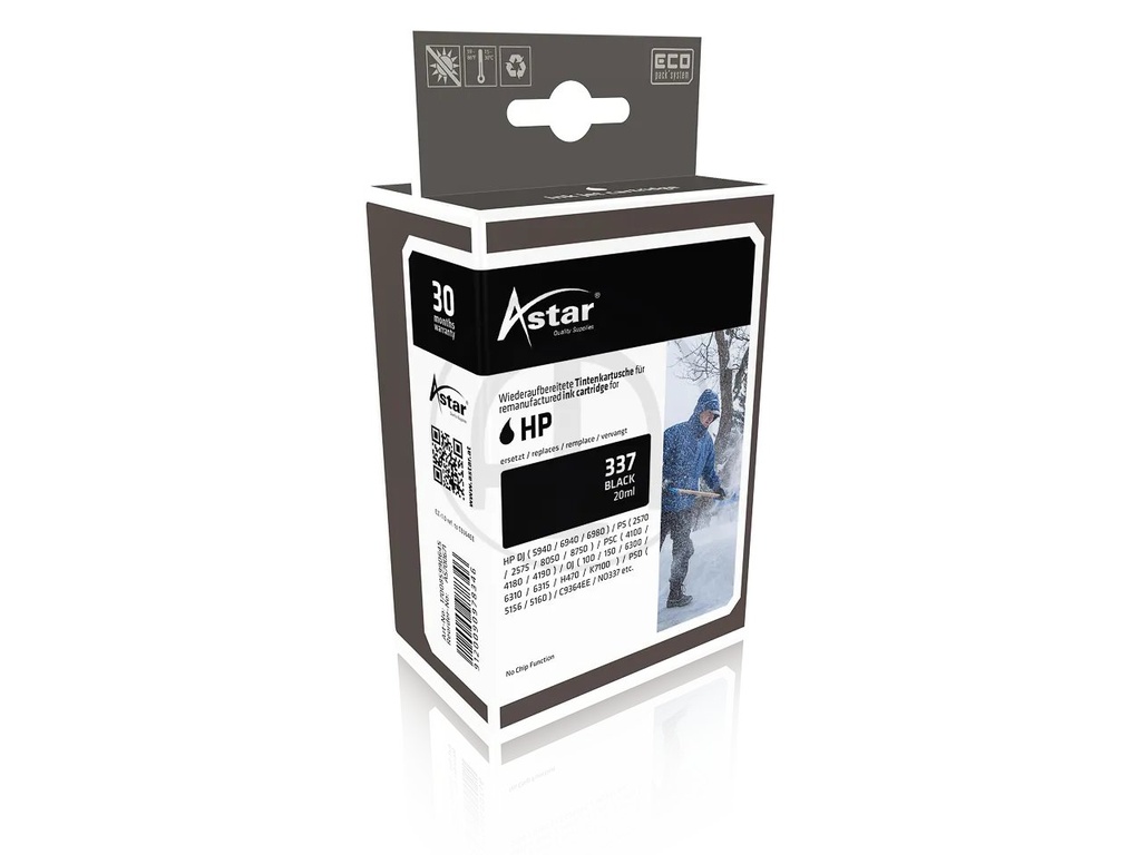 [170085990645] ASTAR AS700671 ASTAR HP 337 PS ink black XXL