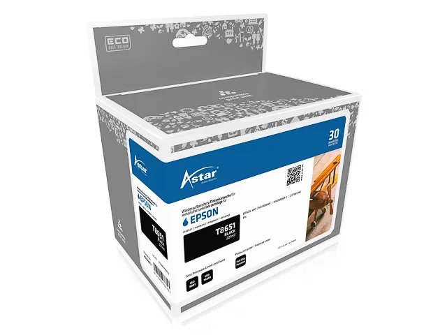 [170085990650] ASTAR AS700672 ASTAR EPSON T8651 WF ink black