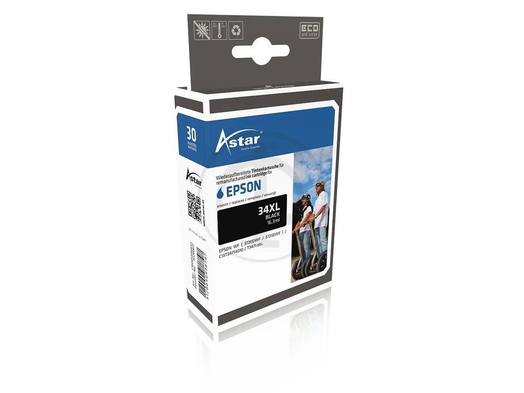 [170085990651] ASTAR AS700677 ASTAR EPSON T3471 WF ink black