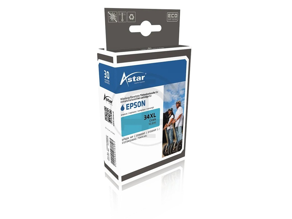 [170085990652] ASTAR AS700678 ASTAR EPSON T3472 WF ink cyan