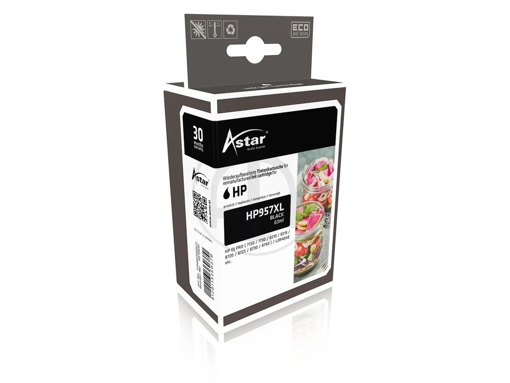 [170085990671] ASTAR AS70692 ASTAR HP 957XL OJ PRO ink black
