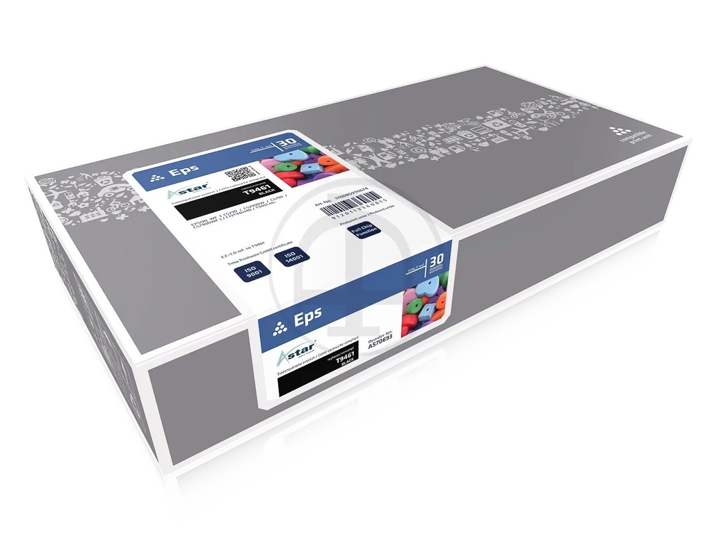 [170085990674] ASTAR AS70693 ASTAR EPSON T9461 WFC ink black