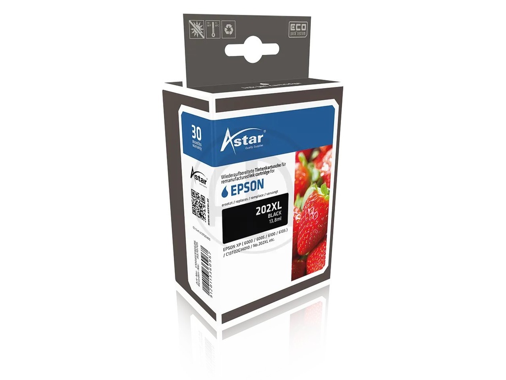 ASTAR AS70705 ASTAR EPSON T02G1 XP ink black