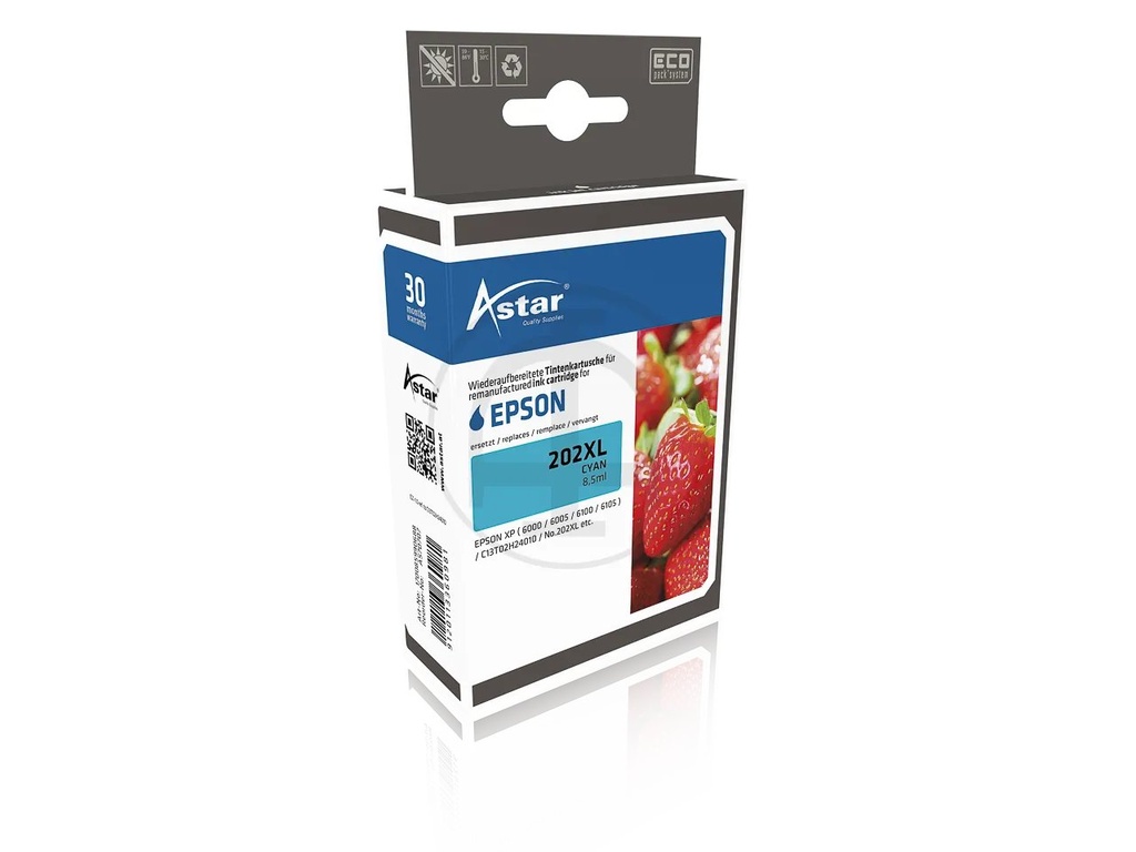 [170085990688] ASTAR AS70707 ASTAR EPSON T02H2 XP ink cyan HC