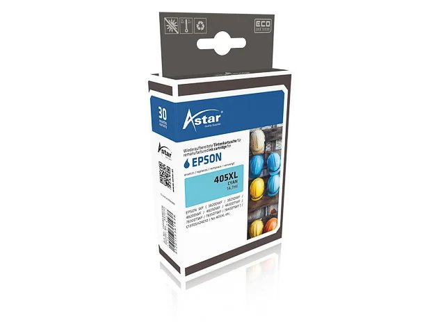 [170085990706] ASTAR AS70725 ASTAR EPSON 405XL WF ink cyan HC
