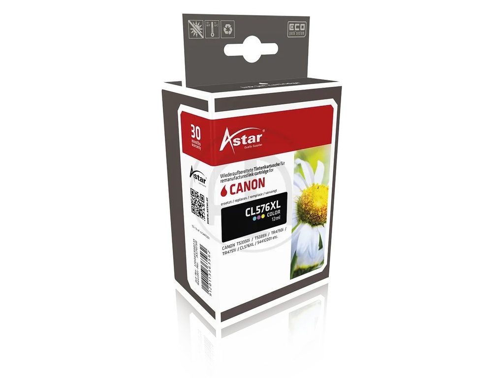 [170085990731] ASTAR AS70750 ASTAR CANON CL576XL TS ink color