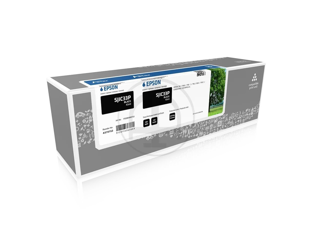 [170085990733] ASTAR AS70752 ASTAR EPSON SJIC33P(K) TM ink