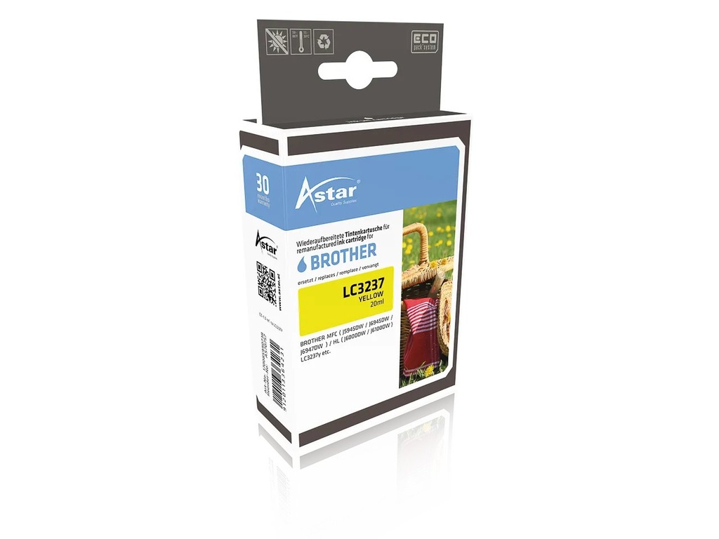 [170085990738] ASTAR AS70757 ASTAR BROTHER LC3237Y HL ink