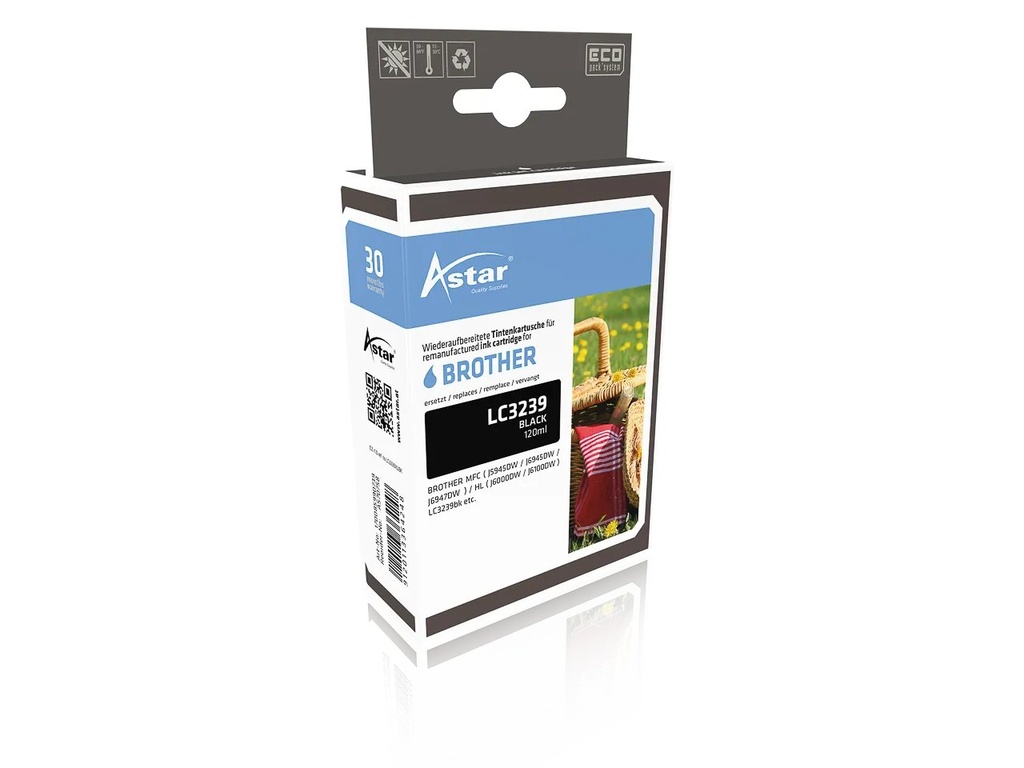 ASTAR AS70758 ASTAR BROTHER LC3239XLBK HL ink