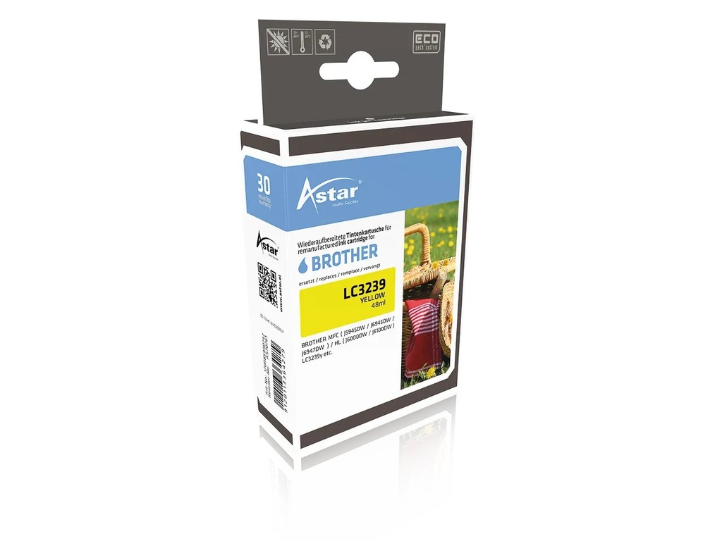 [170085990742] ASTAR AS70761 ASTAR BROTHER LC3239XLY HL ink