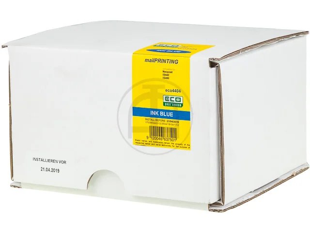 [170385990012] ECO POST´SYSTEM ECO4404 ECO-P-SYS  ink blue rebuilt 88ml