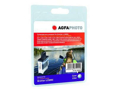 [170570990210] AgfaPhoto LC900C inktcartridge 1 stuk(s) Cyaan