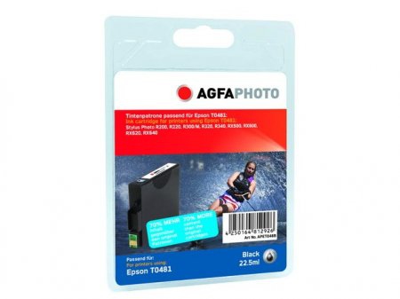 AgfaPhoto APET048BD inktcartridge 1 stuk(s) Zwart