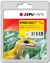 AgfaPhoto APET336YD inktcartridge 1 stuk(s) Compatibel Geel