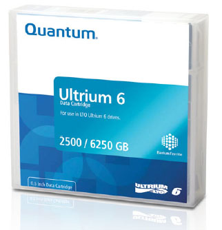 Quantum Ultrium 6 Lege gegevenscartridge 2,5 TB LTO 1,26 cm