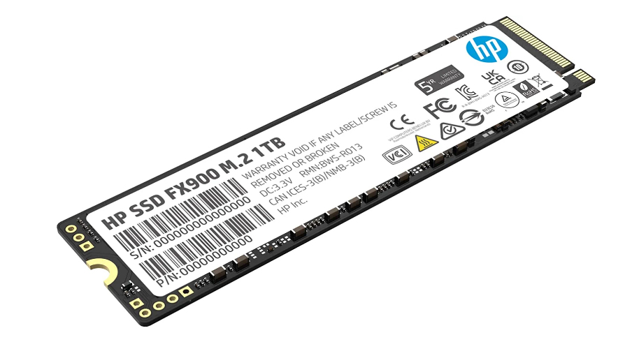 HP FX900 - 1 TB, 5000 MB/s, 4800 MB/s M.2 PCI Express 4.0 NVMe 3D TLC NAND