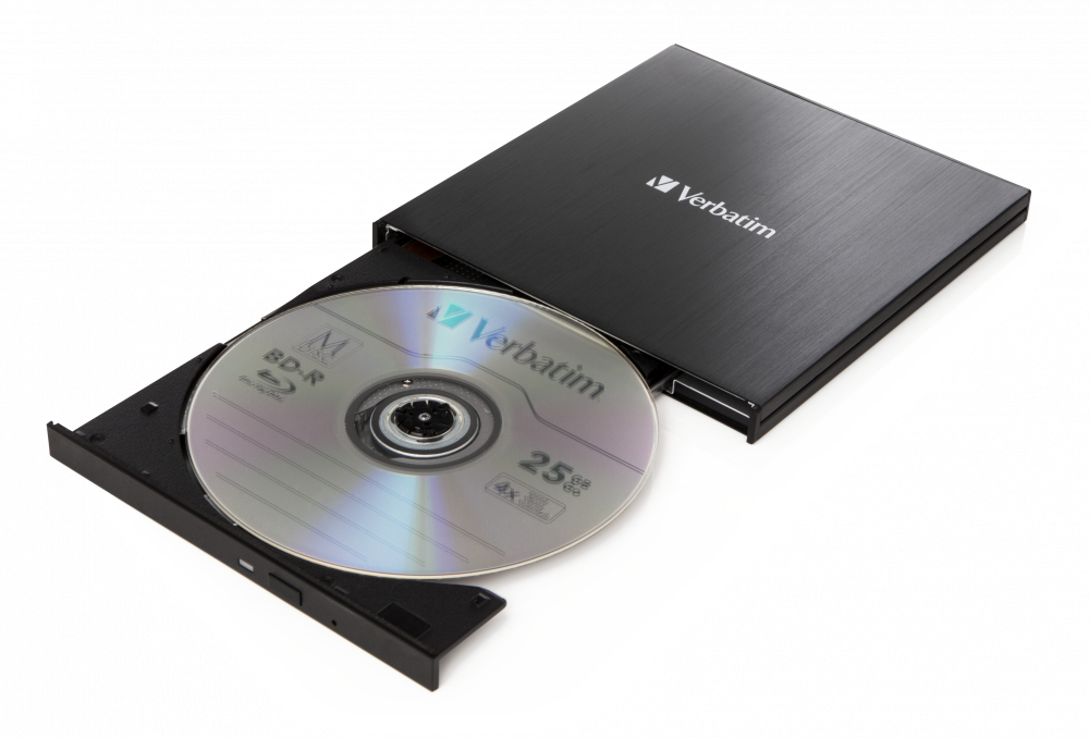 [215076440060] Verbatim 43889 optisch schijfstation Blu-Ray RW Zwart