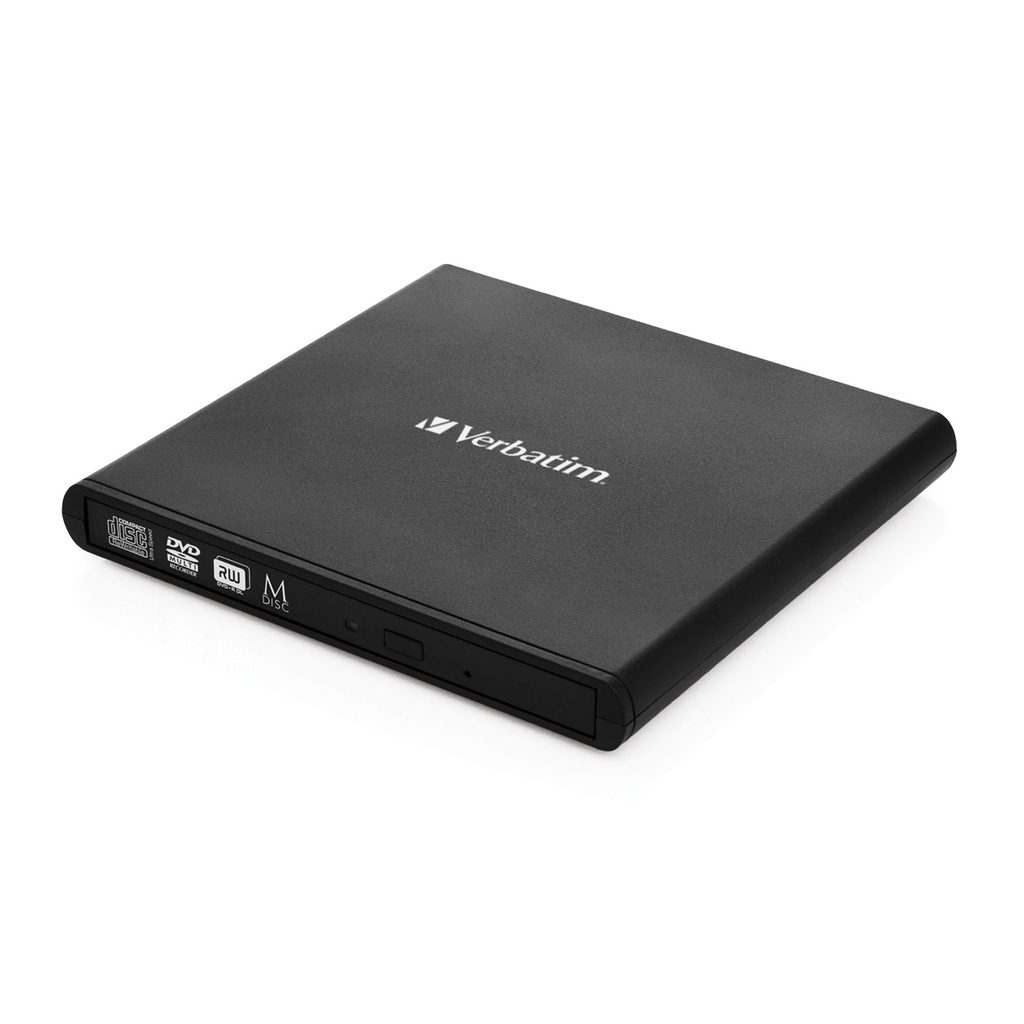 [215076440062] Verbatim Slimline CD/DVD optisch schijfstation DVD-RW Zwart