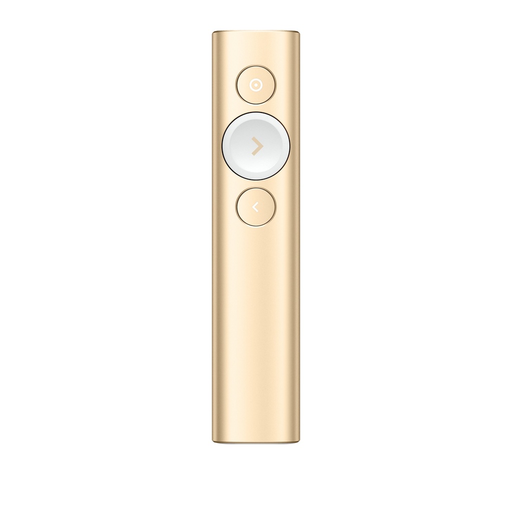Logitech 910-004862 Draadloze presenter Bluetooth/RF Goud