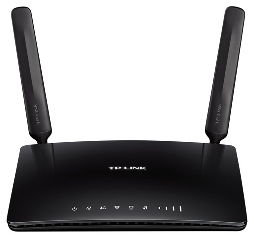 [410748440004] TP-Link TL-MR6400 draadloze router Fast Ethernet Single-band (2.4 GHz) 4G Zwart