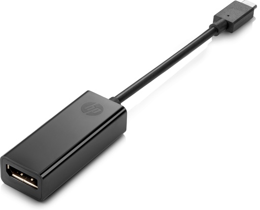 [415025440045] HP USB-C-zu-DP-Adapter USB grafische adapter Zwart