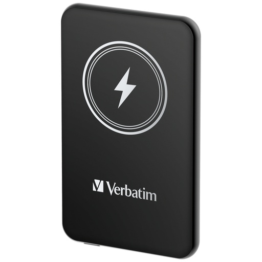 [500076440021] Verbatim Charge 'n' Go Magnetische Draadloze Power Bank 5000mAh Zwart