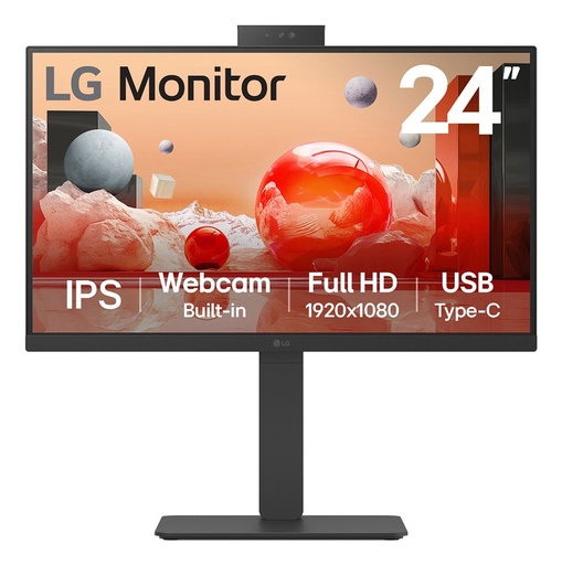 [600186440041] LG 24BA850-B computer monitor 60,5 cm (23.8") 1920 x 1080 Pixels Full HD Zwart