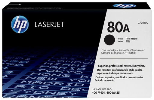 [120025440580] HP 80A originele zwarte LaserJet tonercartridge